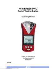 Flytec Windwatch PRO Operating Manual