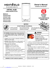 Heat & Glo VRT-BZ-P-AUB Owner's Manual