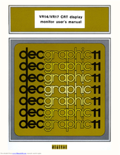 DEC VR17 User Manual