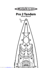 Malibukayaks Pro 2 Tandem Owner's Manual