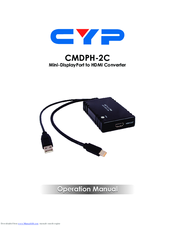 CYP CMDPH-2C Operation Manual