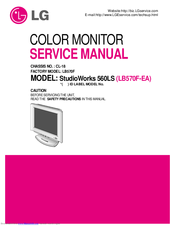 LG StudioWorks 560LS Service Manual