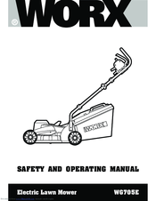 Worx WG705E Safety And Operating Manual