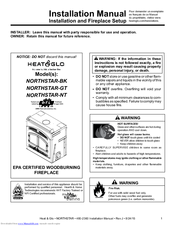 Heat&Glo NORTHSTAR-BK Installation Manual