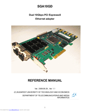 FPGANETWORKING SGA10GD Reference Manual