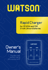 Watson Rapid Charger Owner's Manual