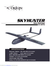 Origin Hobby SkyHunter 300703 Manual