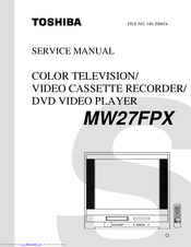 Toshiba MW27FPX Service Manual