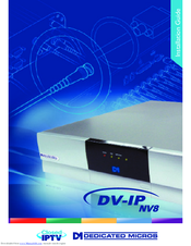 Dedicated Micros DV-IP NV8 Installation Manual