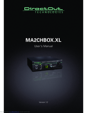 DirectOut Technologies MA2CHBOX.XL User Manual