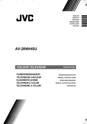 JVC AV-28NH4SU Instructions For Use Manual