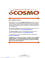 oCOSMO CE3201 User Manual