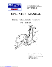 Target FS 1218 EX Operating Manual