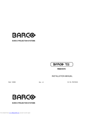 Barco R9001070 Installation Manual