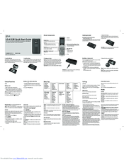 LG A133R Quick Start Manual