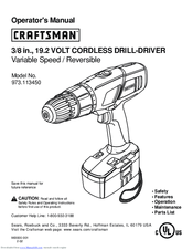 Craftsman 973.113450 Operator's Manual