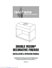 Real Flame DOUBLE VISION Installation & Operating Manual