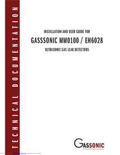 GASSONIC GASSSONIC EH6028 Installation And User Manual