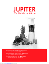 Jupiter juicepresso 867200 Operating Instructions Manual