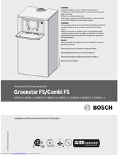 Bosch KBR16-3 Installation And Service Instructions Manual