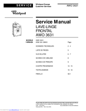 Whirlpool AWO 3631 Service Manual