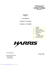 Harris Platinum HT EL 2000LS Technical Manual