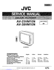 JVC AV-28VM1EN Service Manual