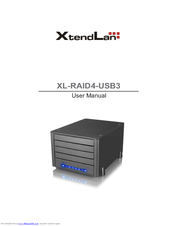 XtendLan XL-RAID4-USB3 User Manual