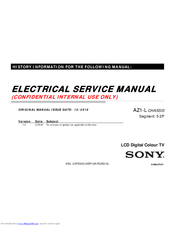 Sony AZ1-L CHASSIS Service Manual