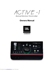 JBL Active-1 Owner's Manual