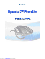 Asotel Dynamix DW-PhoneLite User Manual
