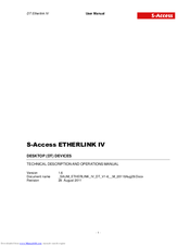 S-Access ETHERLINK IV Technical Description And Operations Manual