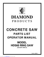 Diamond HDS60 Operator's Manual