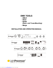 LightProcessor Store Installation And Operating Manual