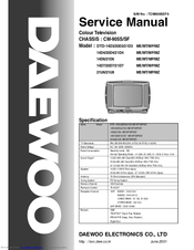 Daewoo DTD-21D3 MT Service Manual