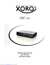 Xoro HRT 7515 User Manual
