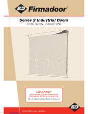 B&D Series 2 Firmadoor Installation Instructions Manual