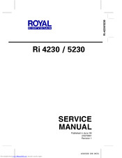 Royal Copystar Ri 5230 Service Manual