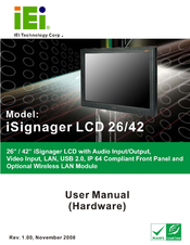 Iei Technology iSignager LCD 26 User Manual
