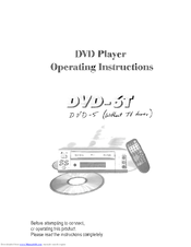 Fahrenheit DVD-6T Operating Instructions Manual