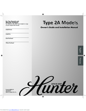 Hunter Type 2A Series Owner's Manual And Installation Manual
