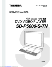 Toshiba SD-P5000-S-TN Service Manual