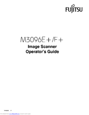 Fujitsu M3096E+ Operator's Manual