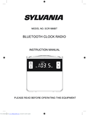 sylvania scr1986bt manual