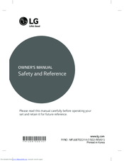 LG 42LF650V Owner's Manual