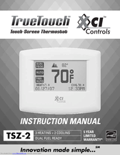 XCI Controls TrueTouch TSZ-2 Instruction Manual
