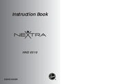 Hoover Nextra HND 8510 Instruction Book