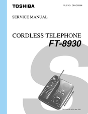 Toshiba FT-8930 Service Manual