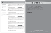 Dynex DX-EBUSB Quick Installation Manual