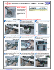 Fujitsu FI-4860C2 Cleaning Instructions
